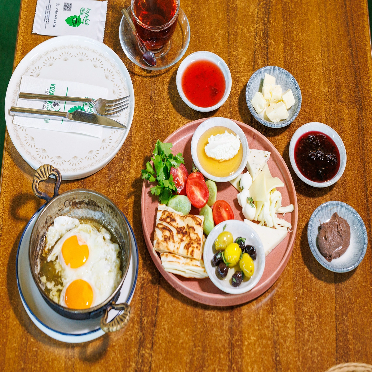 TEK KİŞİLİK ORGANİK  KAHVALTI TABAĞI